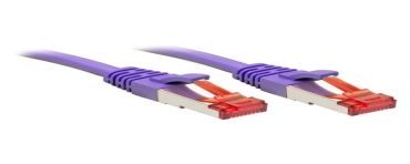 Lindy Rj45/Rj45 Cat6 2m kabel sieciowy Fioletowy S/FTP (S-STP)