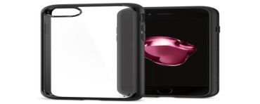 Spigen Ultra Hybrid 2 pokrowiec na telefon komórkowy 11,9 cm (4.7") Czarny, Przezroczysty