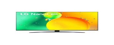 LG NanoCell 50NANO763QA Telewizor 127 cm (50") 4K Ultra HD Smart TV Wi-Fi Czarny
