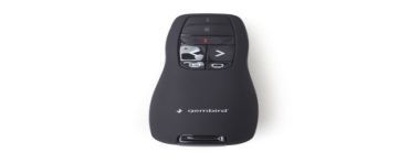 Gembird *Wireless presenter with laser pointer wskaźnik 660 nm 10 m Czarny