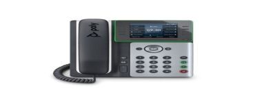 POLY Edge E350 telefon VoIP Czarny 8 linii IPS Wi-Fi