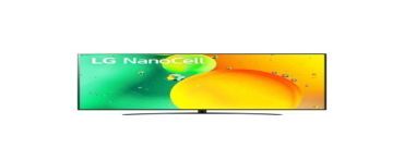 LG NanoCell 75NANO76 190,5 cm (75") 4K Ultra HD Smart TV Wi-Fi Czarny