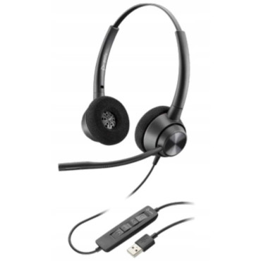 Słuchawki nauszne Poly Plantronics EncorePro 320 QD 214573-01 QD, membrany 28 mm