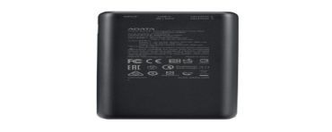 Powerbank Adata AP20000QCD-DGT-CBK 20 000 mAh, QC 3.0, USB-C