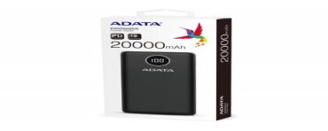 Powerbank Adata AP20000QCD-DGT-CBK 20 000 mAh, QC 3.0, USB-C