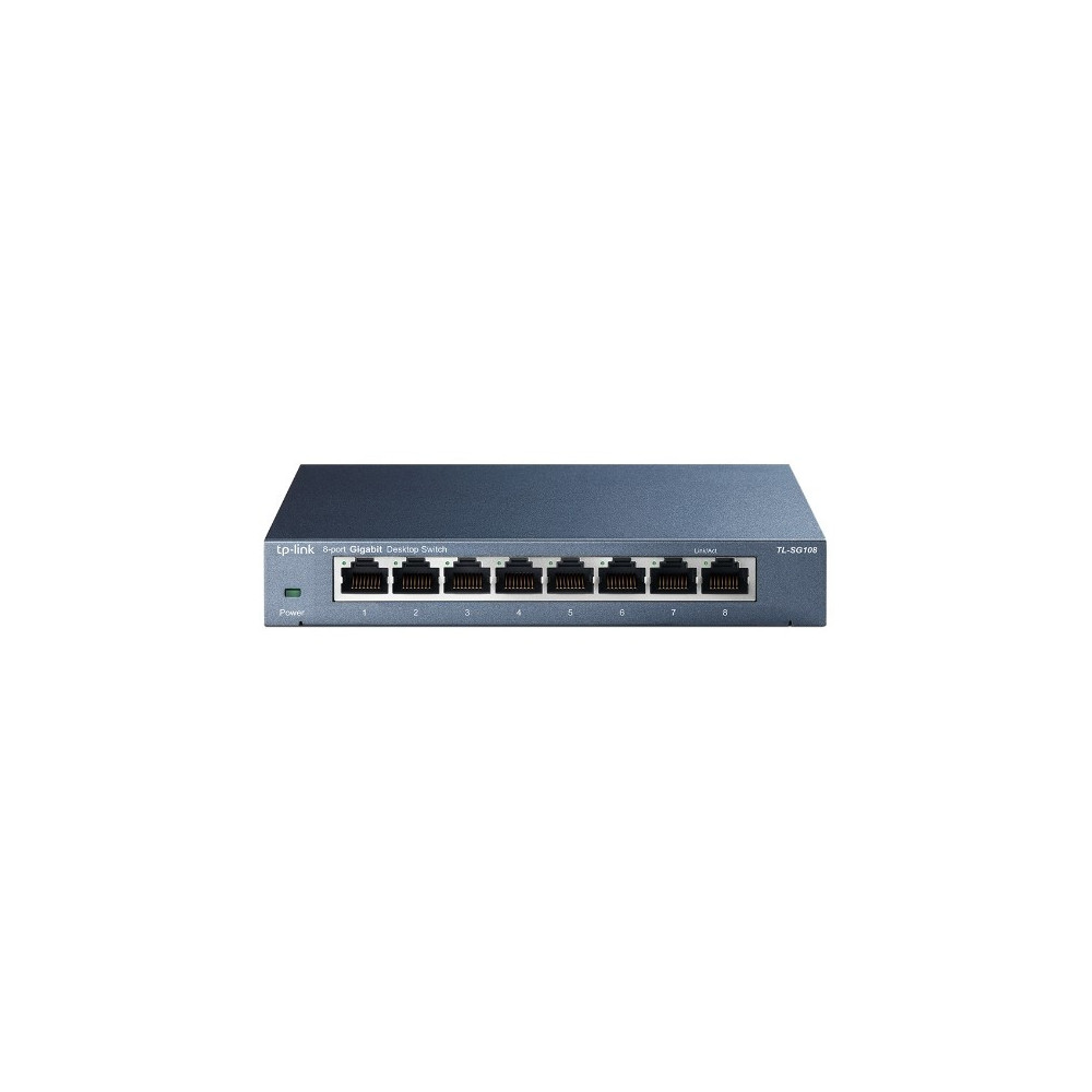 Switch niezarządzalny TP-Link TL-SG108, 8-portowy, Desktop, Gigabit