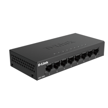 Switch niezarządzalny D-Link DGS-108GL, 8-portowy, Desktop, Gigabit Ethernet