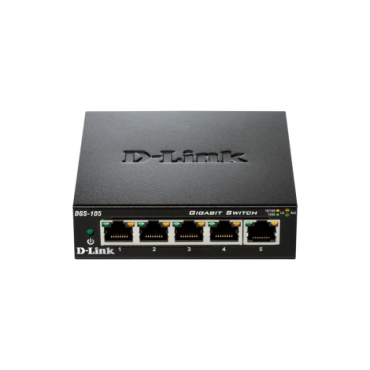 Switch niezarządzalny D-Link DGS-105/E, 5-portowy, Desktop, Gigabit Ethernet