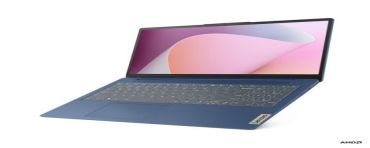 Lenovo IdeaPad Slim 3 Laptop 39,6 cm (15.6") Full HD AMD Ryzen™ 7 7730U 8 GB DDR4-SDRAM 512 GB SSD Wi-Fi 5 (802.11ac) Windows 11 Home Niebieski