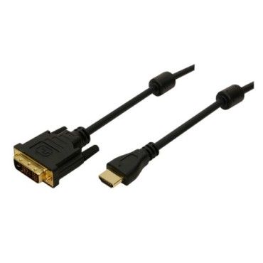 LogiLink 2m HDMI/DVI-D Czarny